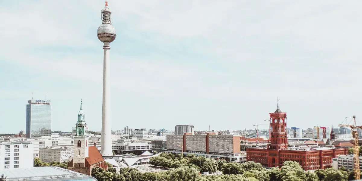 Berlin mit Blick auf Fernsehrturm