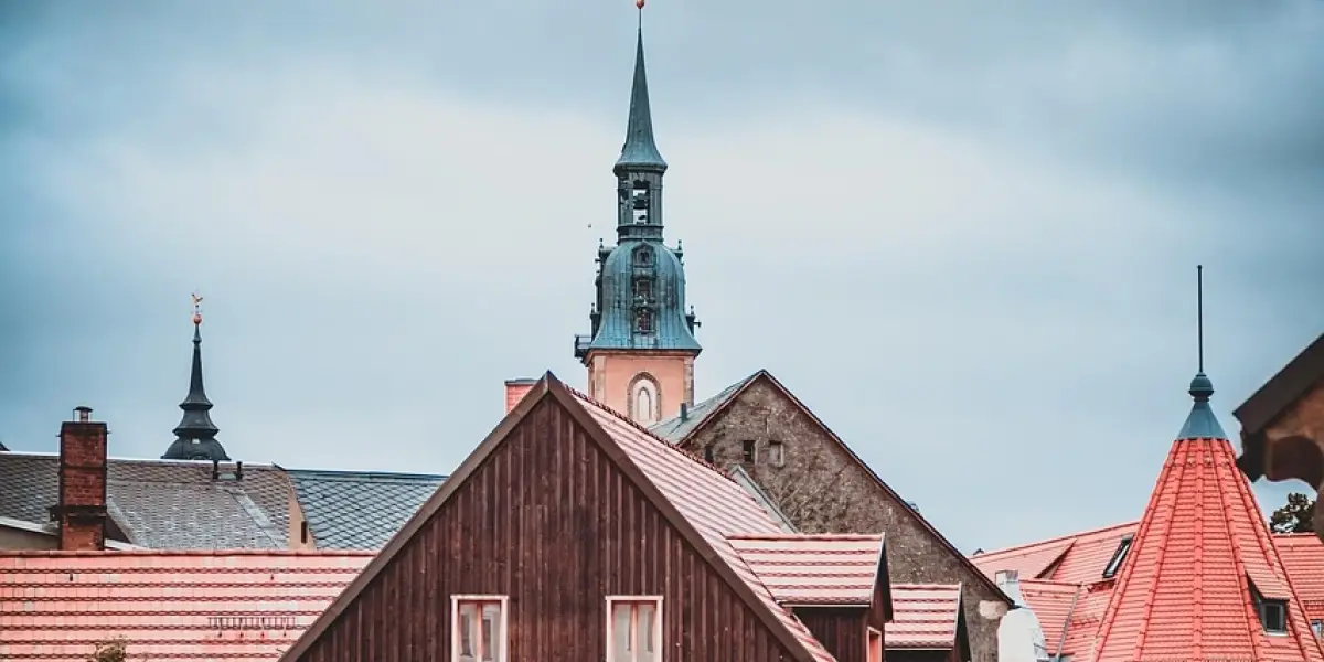 Freiberg mit Stadtkirche St. Petri
