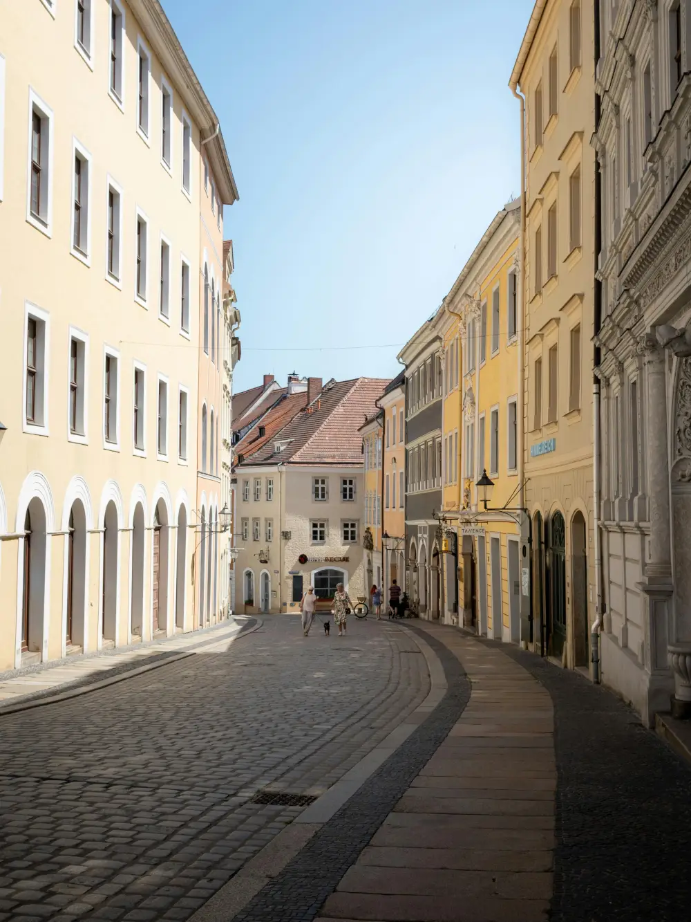 Innenstadt mit Häusern in Görlitz