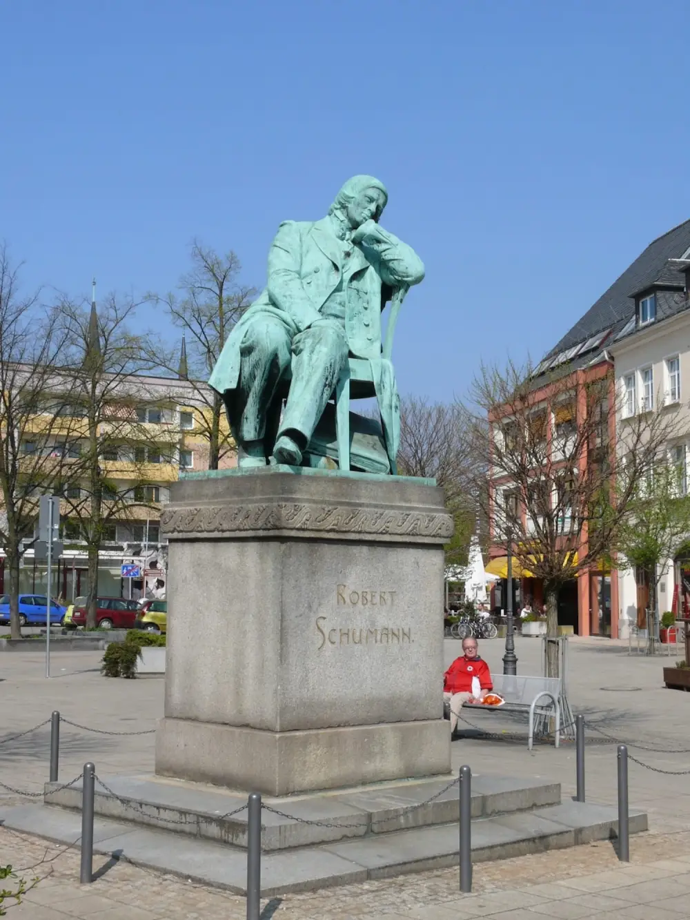 Robert-Schumann-Denkmal in Zwickau
